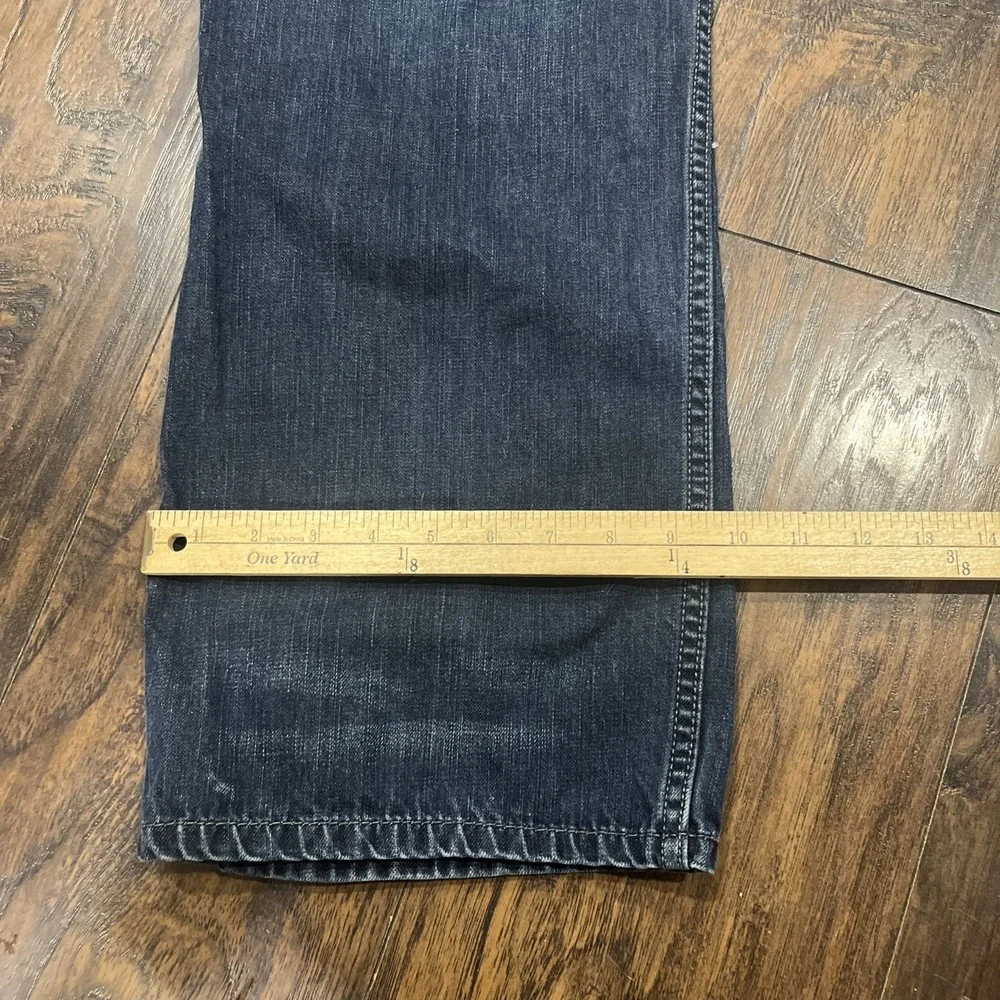 Levi's 569 Loose Straight Jeans Men's 42x30 Dark Wash Denim Relaxed Fit